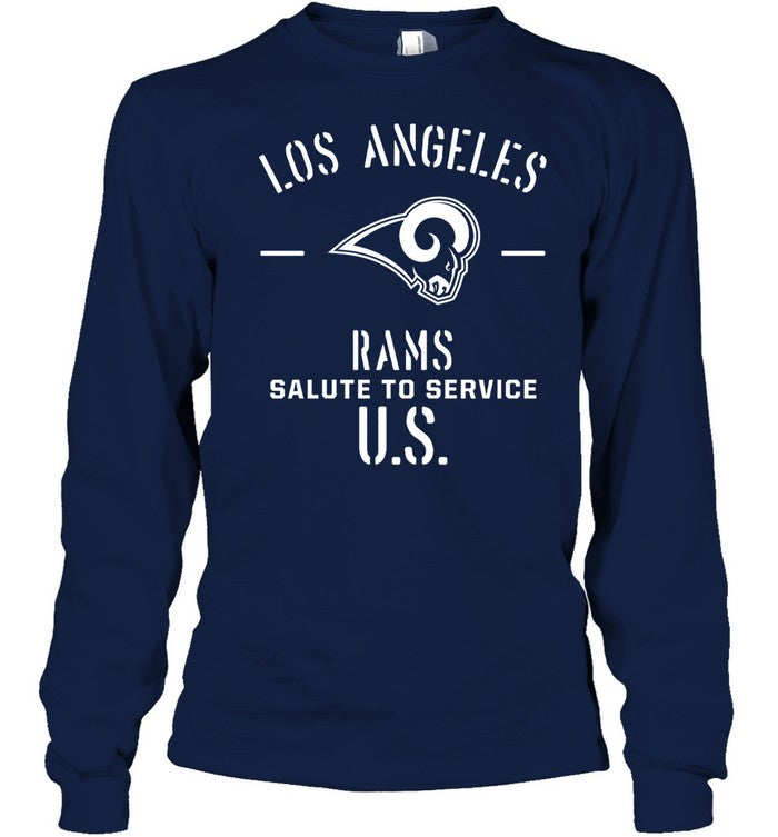 2022 Los Angeles Rams Salute To Service U.S T-Shirt