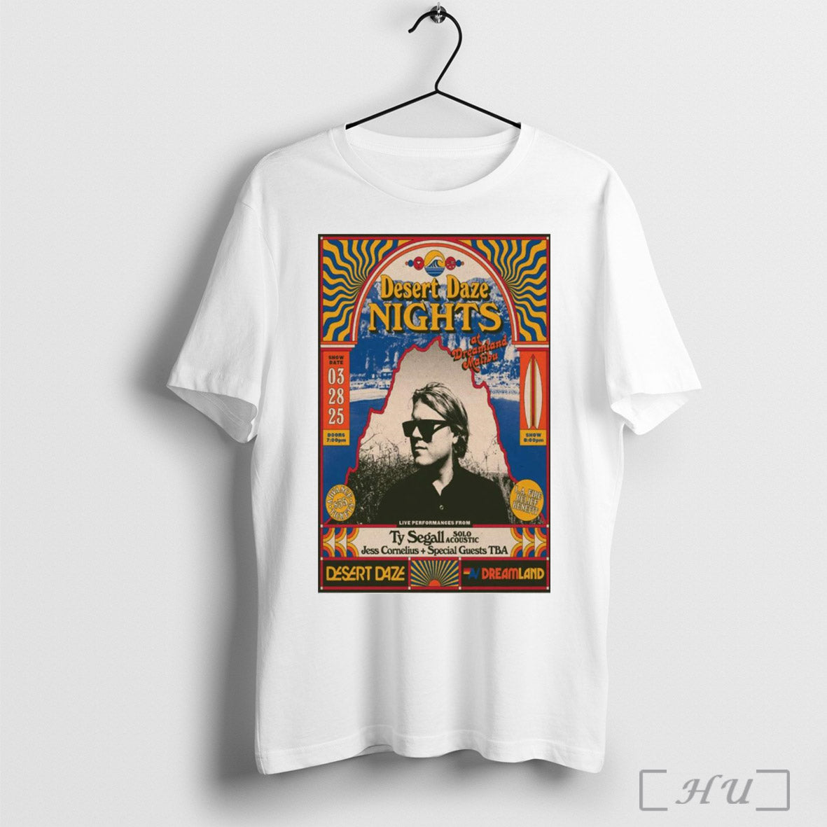 Poster Desert Daze Nights At Dreamland Malibu March 28 2025 Los Angeles Ca Shirt Sweatshirt