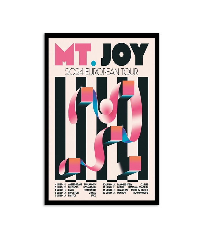 Mt.Joy 2024 European Tour Poster