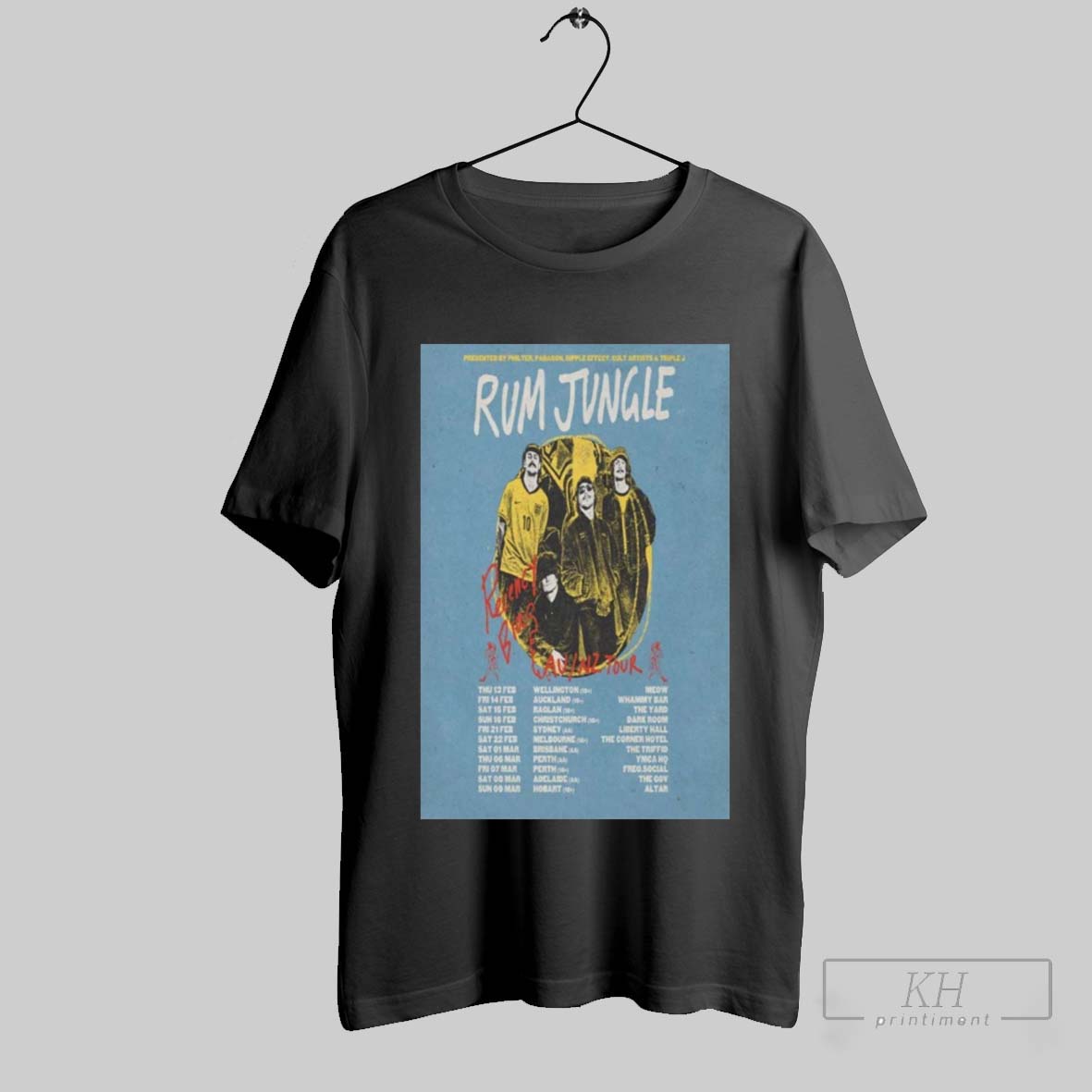 Rum Jungle Au Nz Tour 2025 Poster T Shirt T Shirt