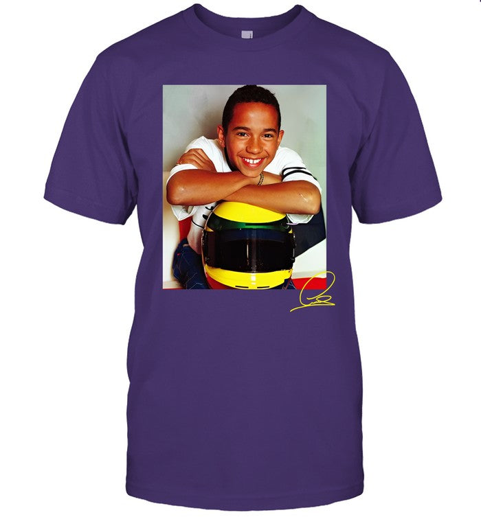 Plus 44 Lewis Signature Photo New 2024 T Shirt
