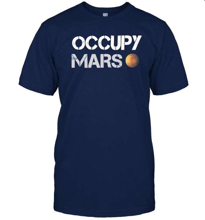 Limited Occupy Mars Funny Shirt