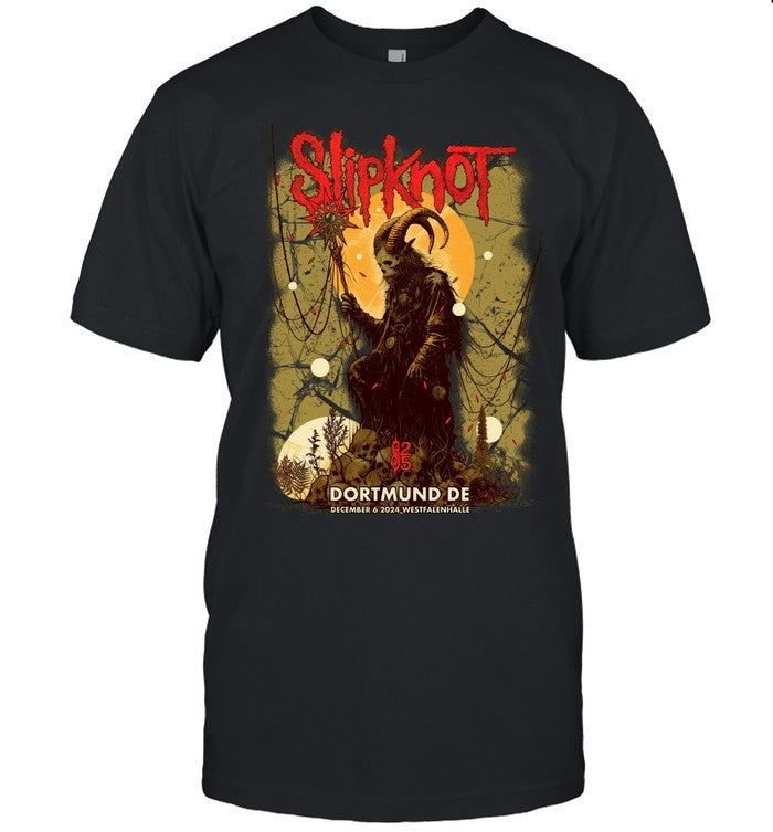 Limited Slipknot Dortmund, DE December 6, 2024 Tour T-Shirt