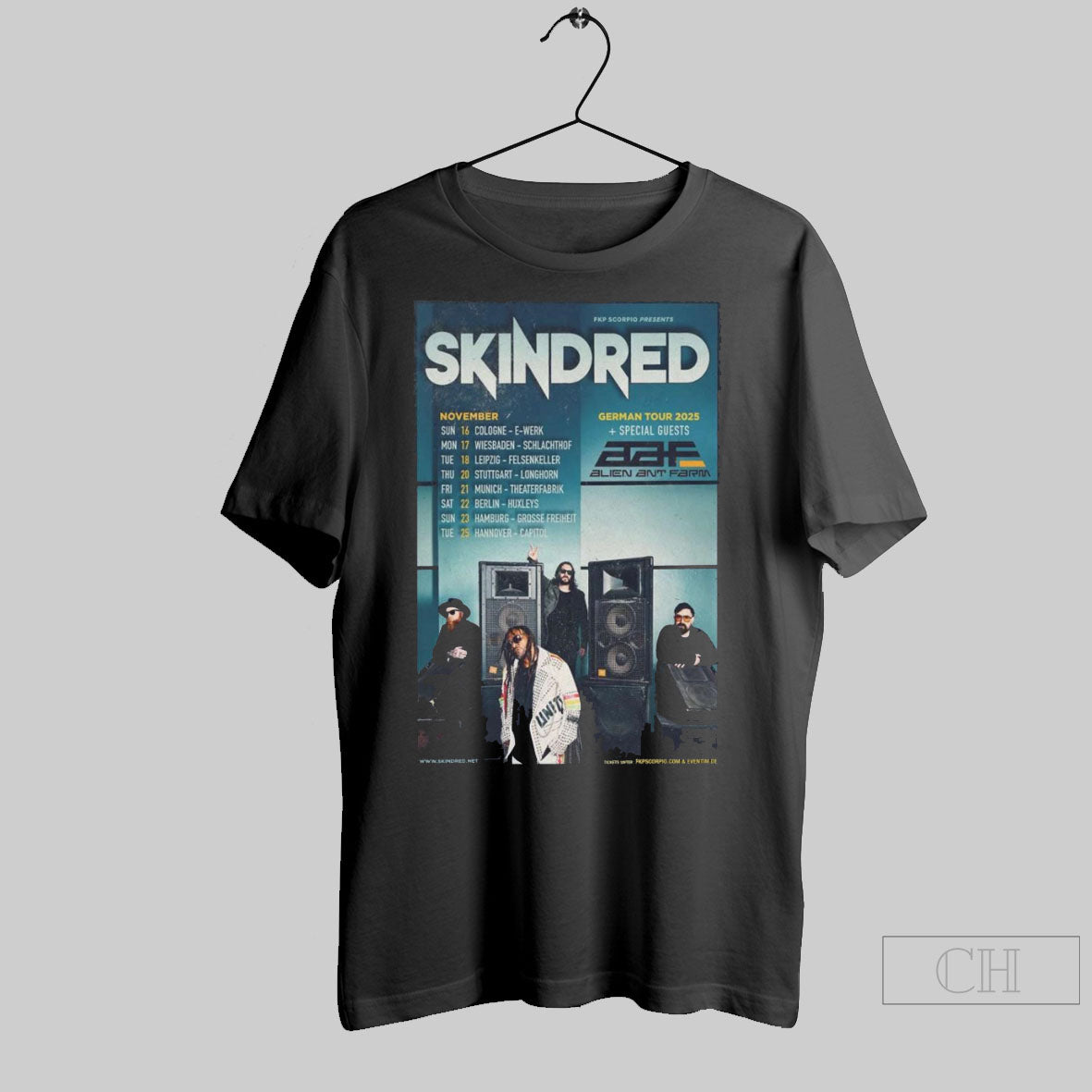 Skindred Fkp Scorpio Presents 2025 German Tour Poster Shirt Sweater