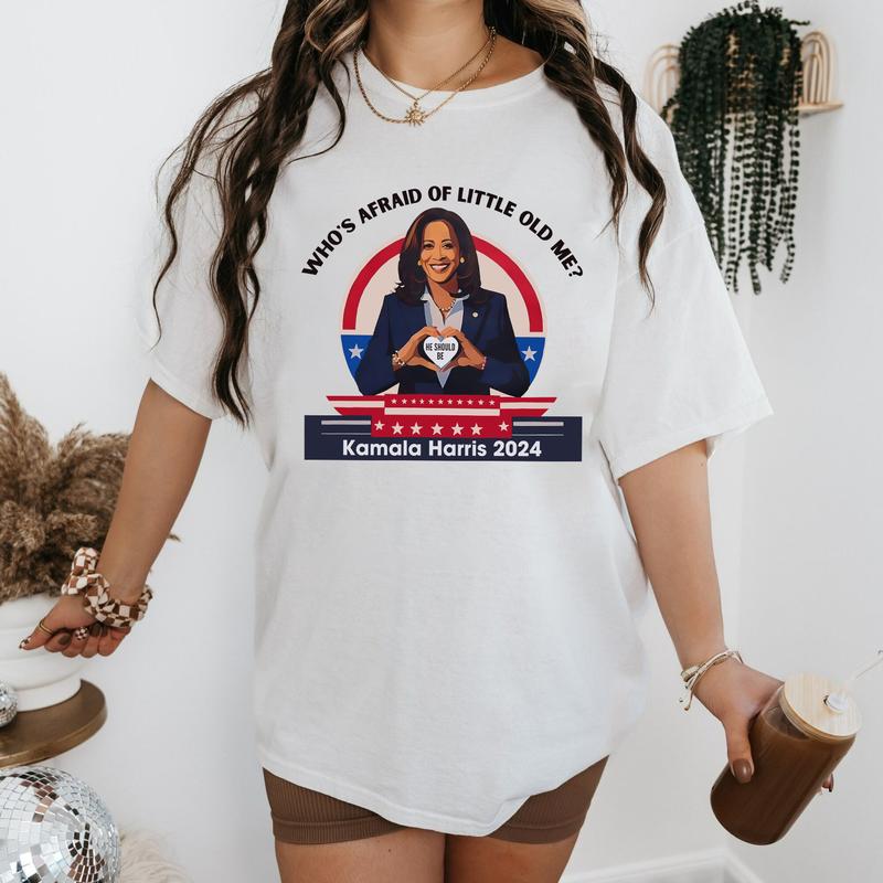 Who's Afraid of Little Old Kam Shirts, He Should Be Sweatshirt, Funny Vote for Blue Tshirt