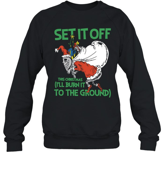 Set It Off Band Grinch Holiday T-Shirt