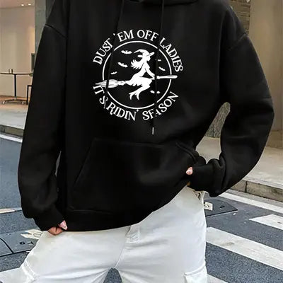 Sesalem Enchanted Hoodie for Men and Women – Halloween Cute Ghost Sweatshirt, Witch City Style, Perfect for Spooky Season and Trendy Casual Wear