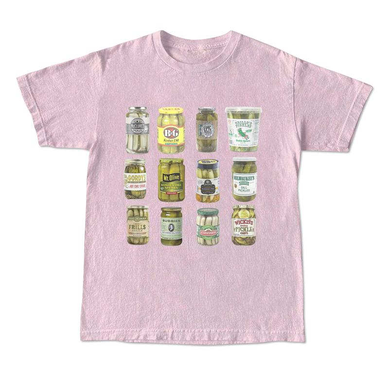 Vintage Canned Pickles 90s T-Shirt, Retro Pickle Graphic Shirt, Pickle Lovers Y2k Aesthetic Shirt, Unisex Shirt, 2000s Tee Menswear Top Menswear Top