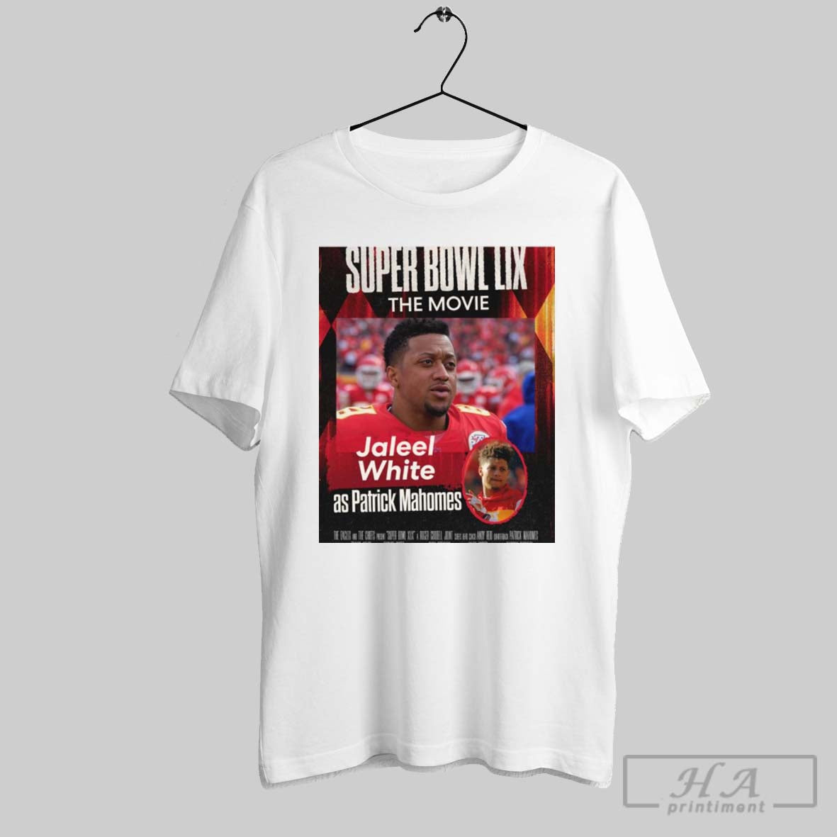 Super Bowl Lix The Movie Jaleel White As Patrick Mahomes The Eagles And The Chiefs Poster T Shirt