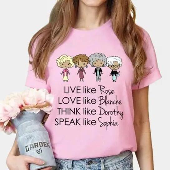 Vintgae Golden Girls Shirt, 80's TV Shirt, Golden Girls Names Shirt, Golden Girl Gift Shirt, Golden Girls Fan Shirt