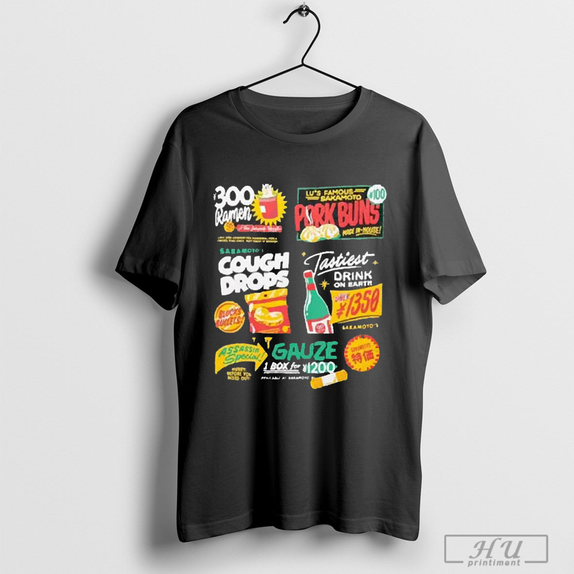 Sakamoto Pork Buns Cough Drops 2025 T Shirt And Long Sleeved Sweatshirt Poster