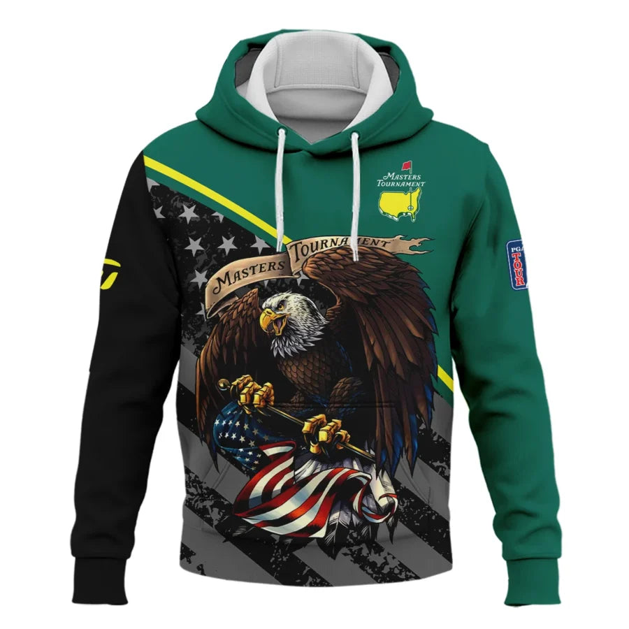 Special Version Golf Masters Tournament Taylor Made Hoodie Shirt Egale USA Green Color Golf Sports A