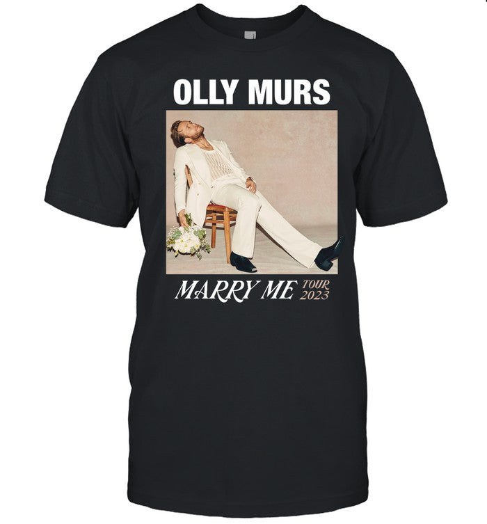 Olly Murs Marry Me Tour 2023 T Shirt New
