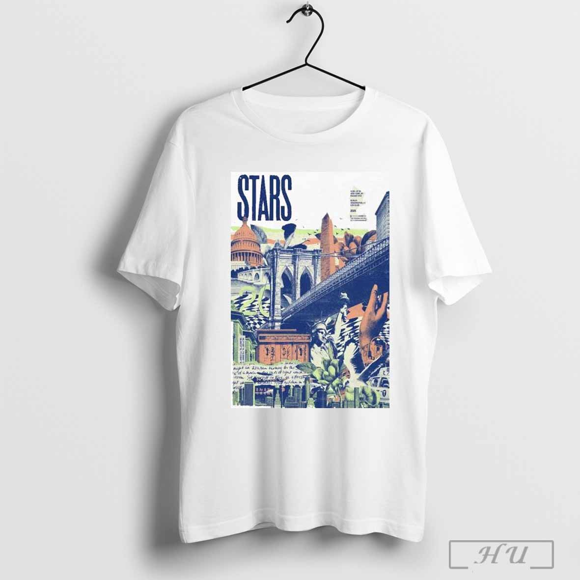 Stars Nyc And Dc Shows 2025 T Shirt
