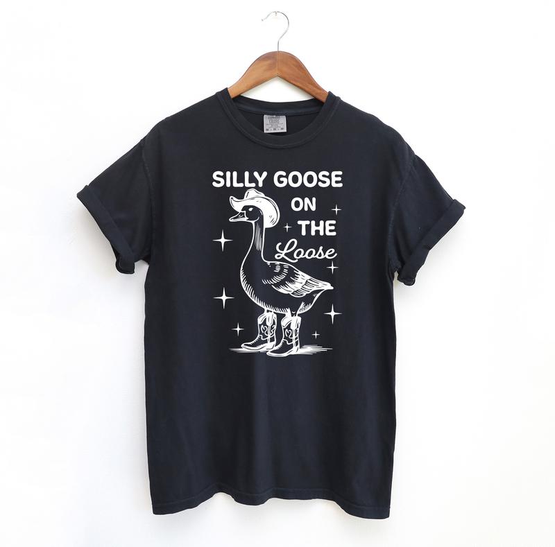 Silly Goose On The Loose Shirt, Funny Comfort Colors TShirt