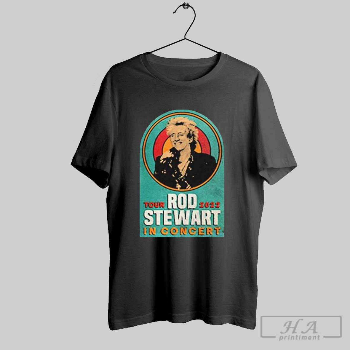 Rod Stewart In Concert Retro Target 2022 Tour T Shirts