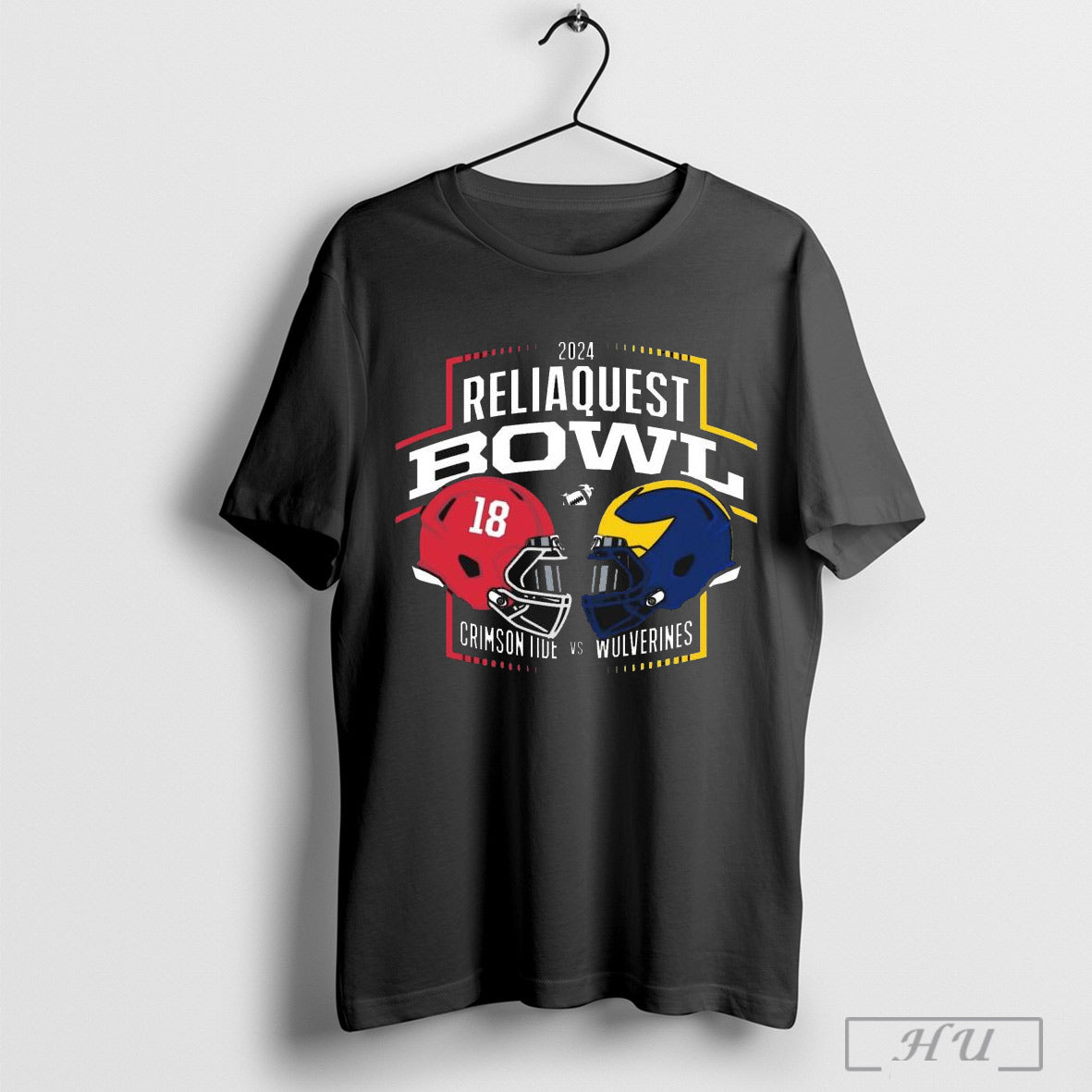 Reliaquest Bowl Alabama Crimson Tide Head To Head Wolverines January 1st 2025 Raymond James Stadium T Shirt