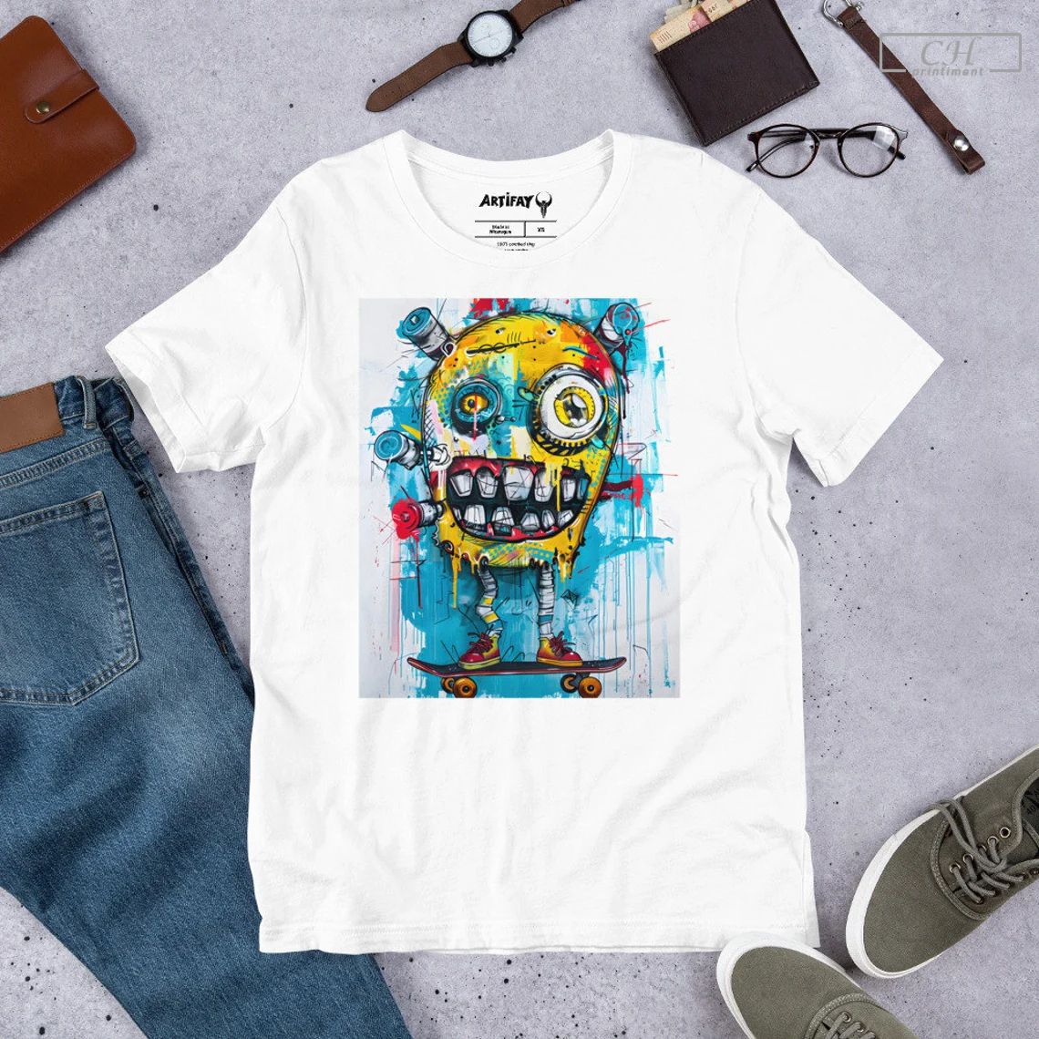 Skater Monster Unisex t-shirt