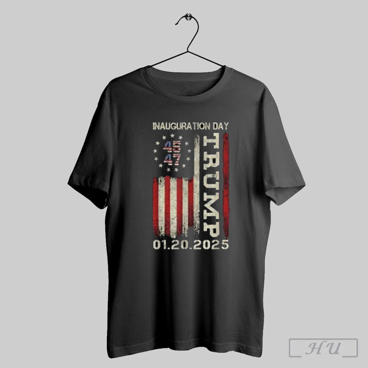 President Donald Trump Inauguration Day 2025 Usa Flag T Shirt