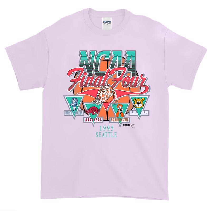 Vintage 1995 Rare NCAA Final Four Official Game Tee, Vintage graphic tee Classic Cotton Menswear Top Hoodie