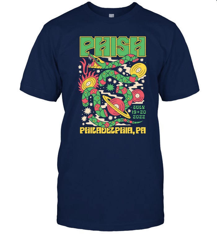Phish Philadelphia Pa 2022 Summer Tour Tee
