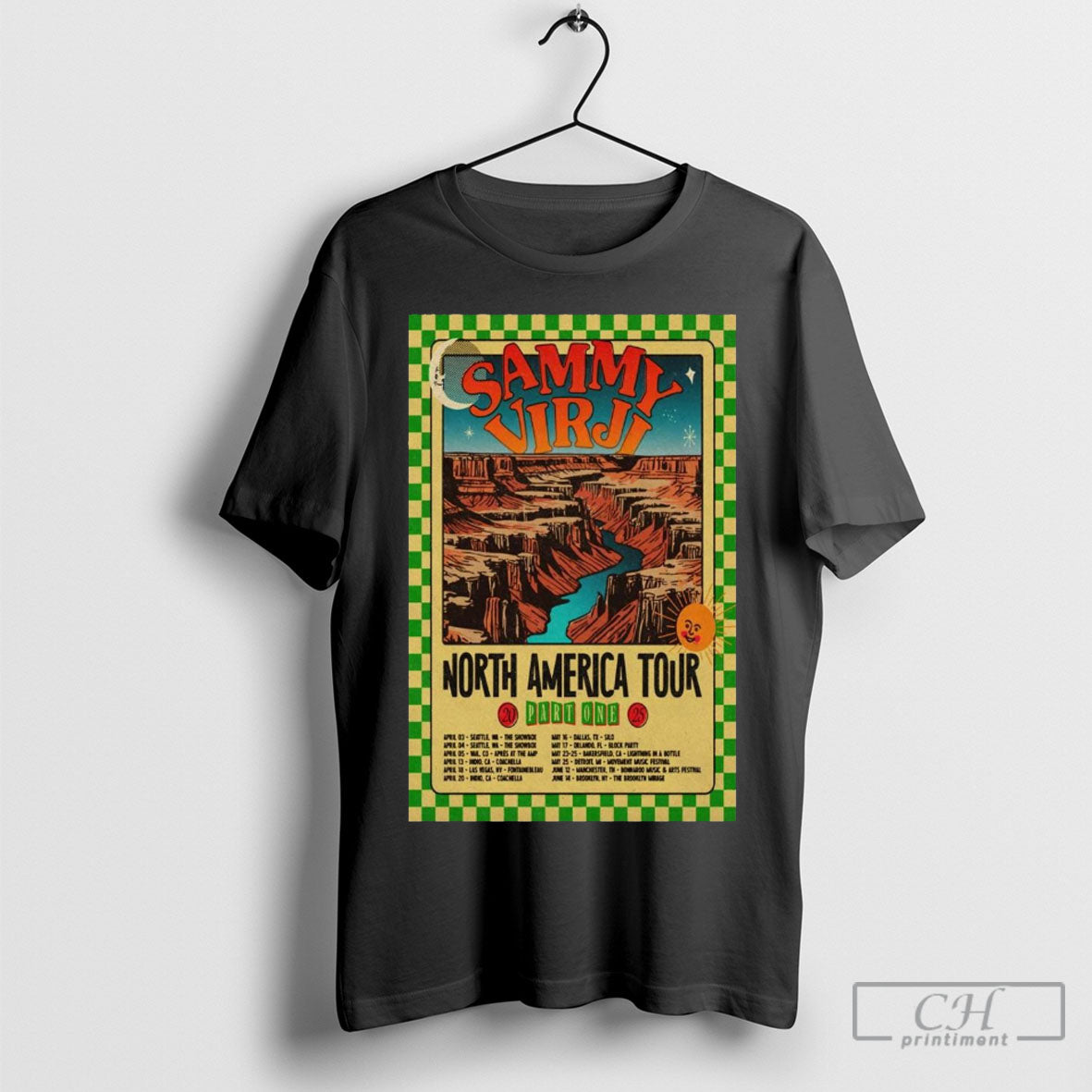 Sammy Virji North America Tour 2025 Part One April 3 Seattle April 4 Seattle Shirt Poster