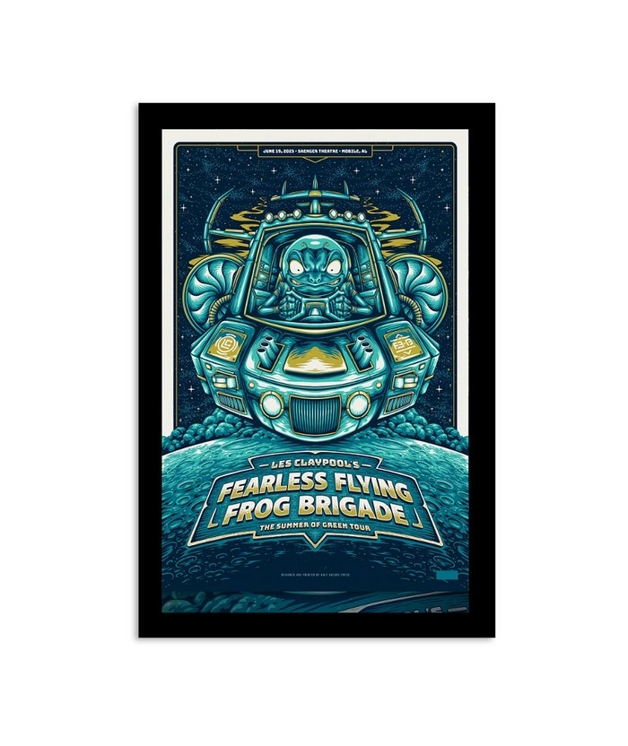 Les Claypool's Fearless Flying Frog Brigade June 19 2023 Saenger Theatre Mobile AL Summer Tour Poste