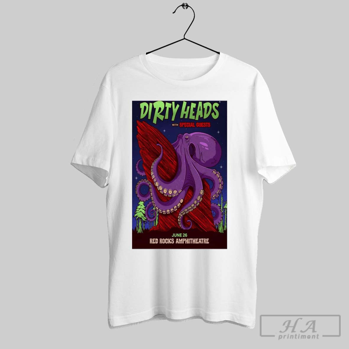 Poster Dirty Heads With Special Guests June 26 2025 Morrison Co Red Rocks Amphitheatre T Shirt