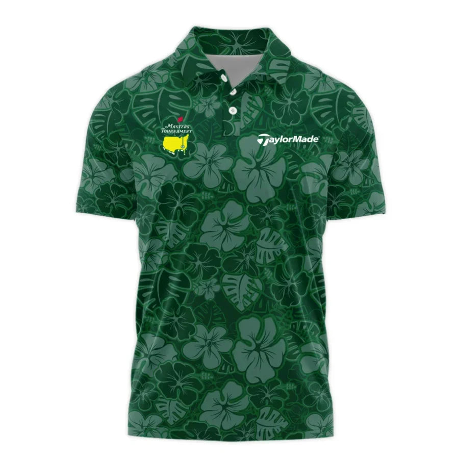 Masters Tournament Taylor Made Tileable Seamless Hawaiian Pattern Polo Shirt Style Classic Polo Shir