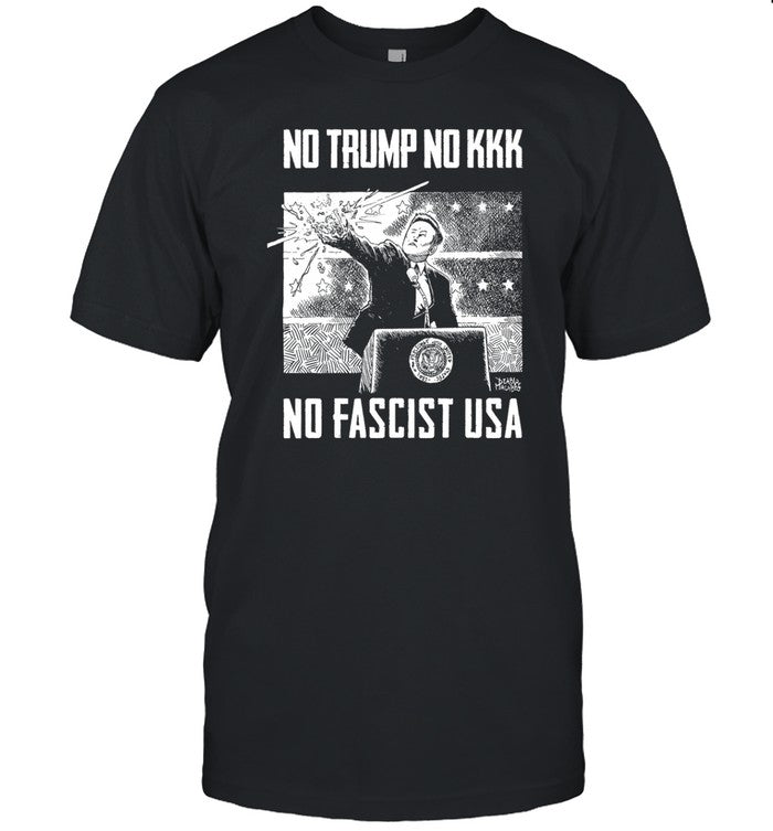 Punk With A Camera No Trump No Kkk No Fascist Usa Shirt