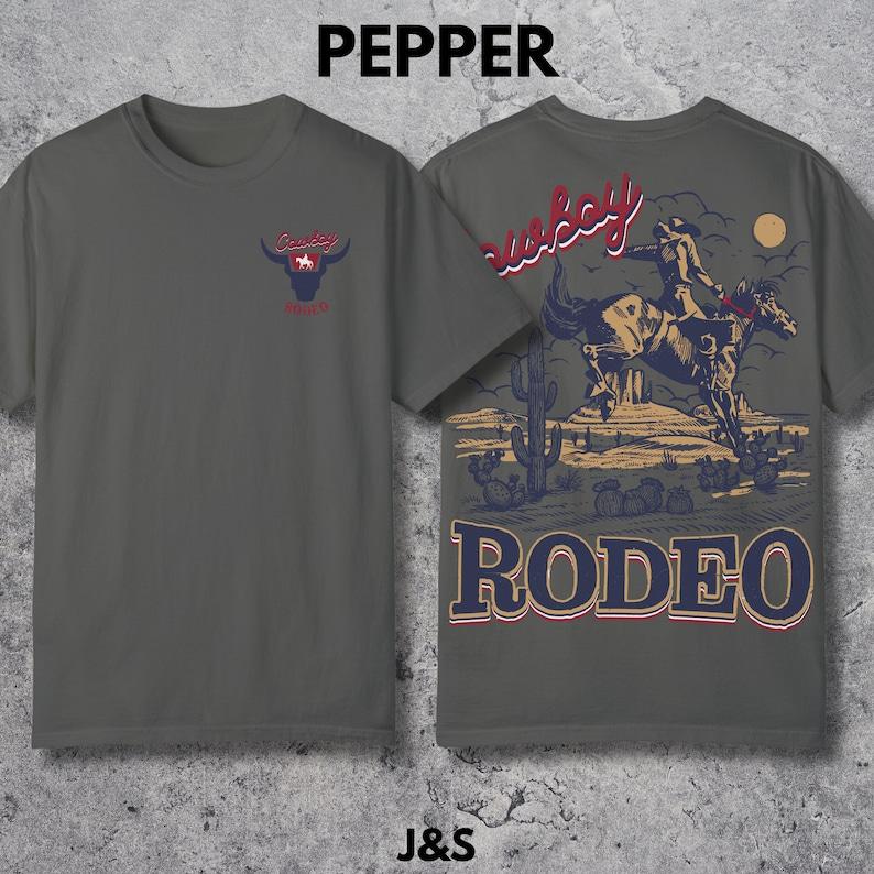 Cowboy Rodeo Vintage Graphic T-Shirt, Retro Cowboy Shirt, Oversized Rodeo T-Shirt, Vintage T-shirt, sweater and Hoodie 2 sides