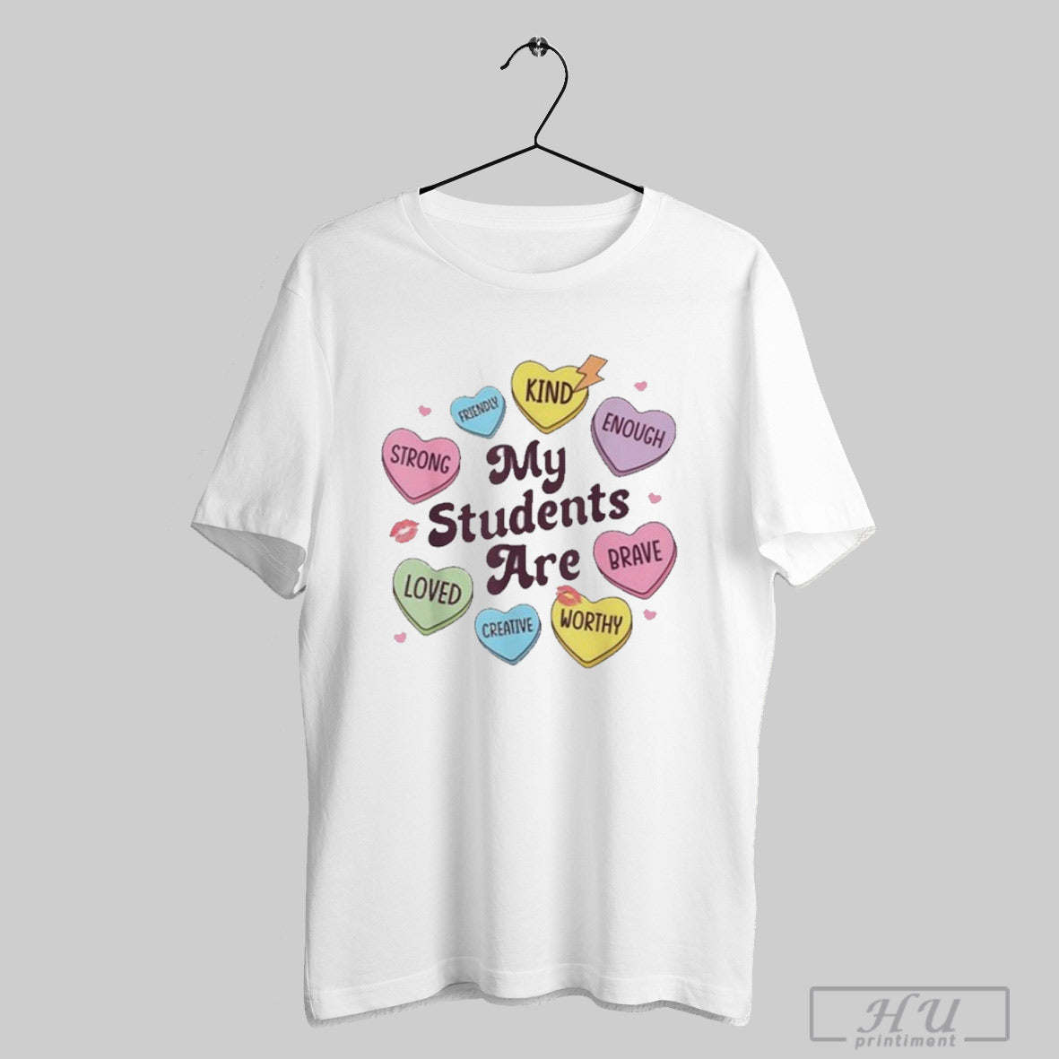 Teacher Valentines Day Teacher Positive Affirmations Teacher 2025 T Shirt