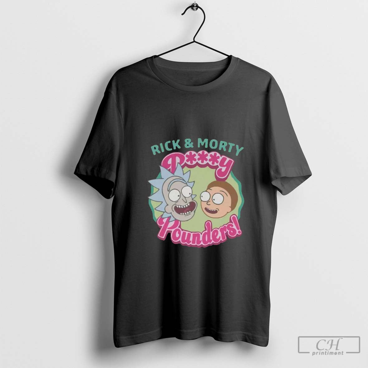 Rick And Morty Pussy Pounders Cartoon Funny Cool Unisex T-Shirt Men Women