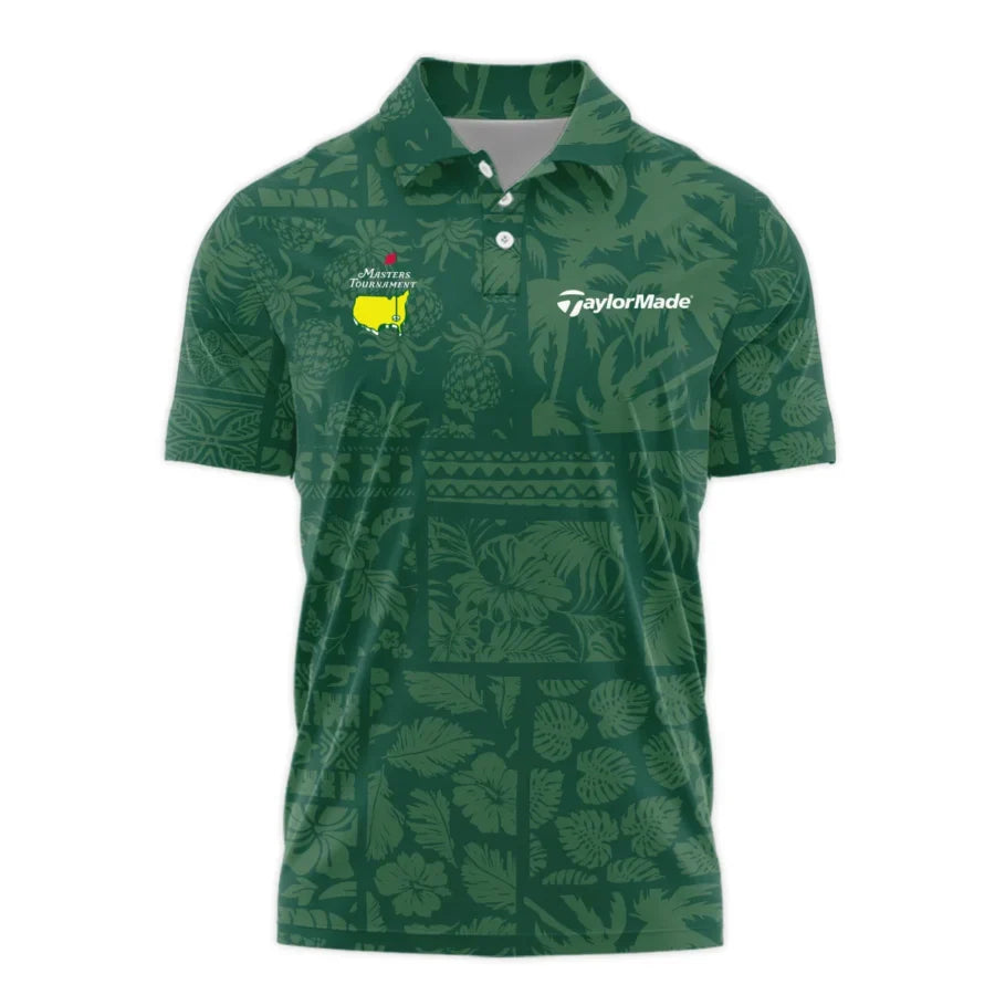 Masters Tournament Taylor Made Hawaiian Style Fabric Patchwork Polo Shirt Style Classic Polo Shirt F