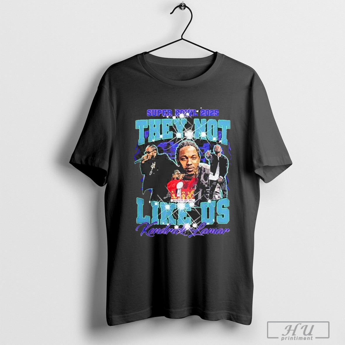 Super Bowl 2025 Kendrick Lamar They Not Like Us T Shirt Hoodie Sweater