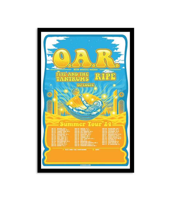 O.A.R. Summer Tour 2024 Poster