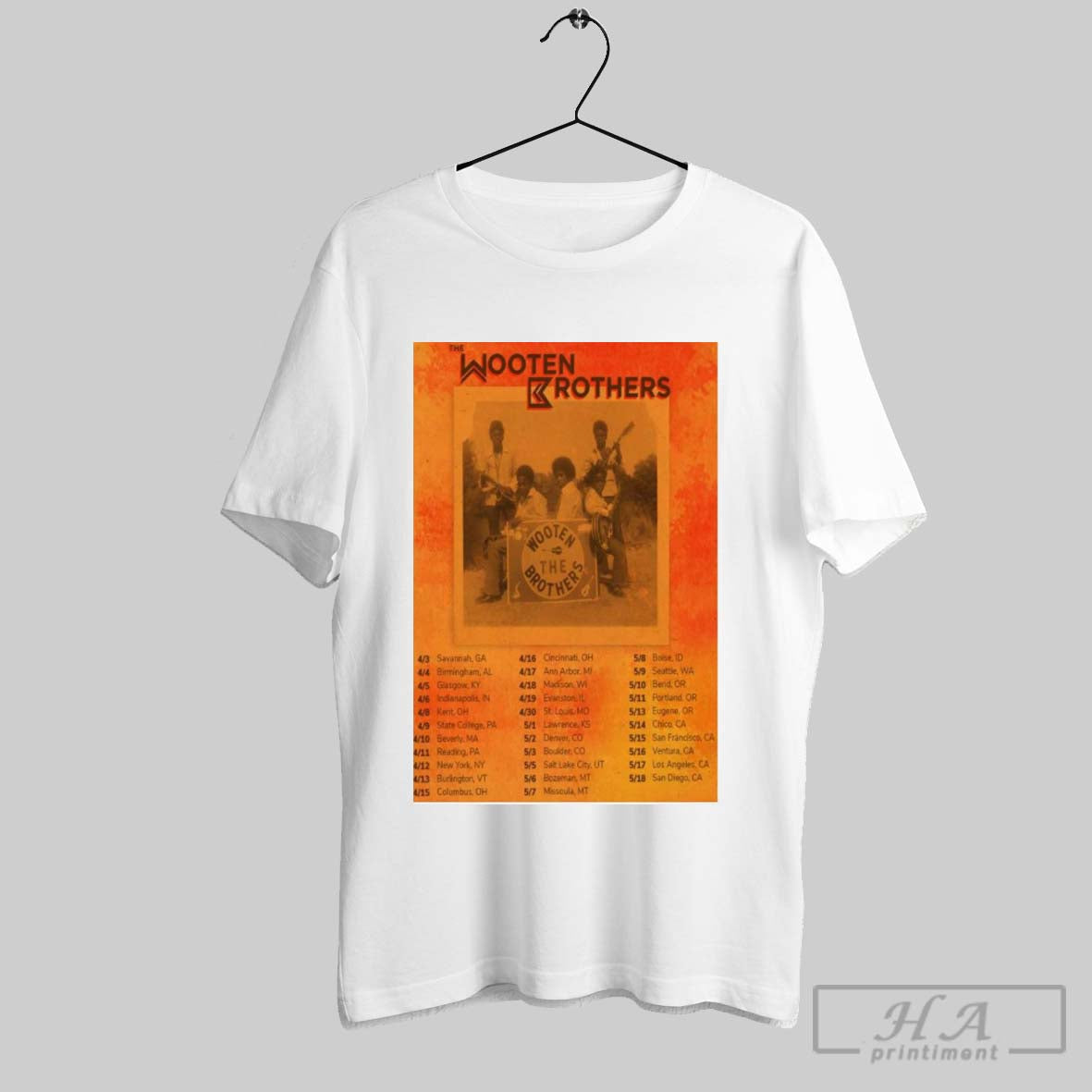 Poster The Wooten Brothers Apr 3 2025 Savannah Ga T Shirt