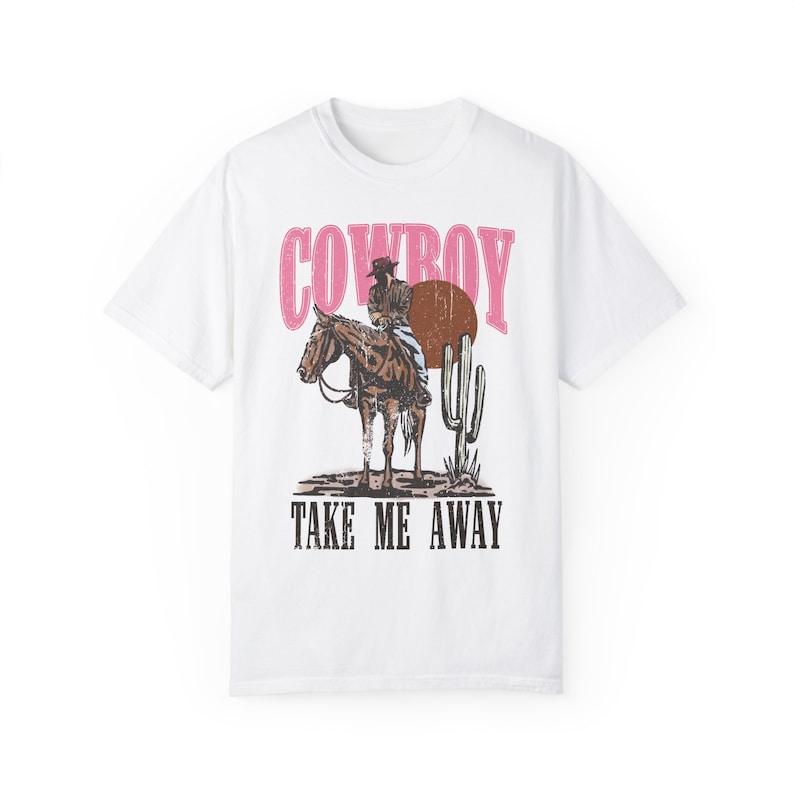 Western Graphic Tee Shirt Retro Cowboy T Shirt Country Outfit Pink Cowgirl Tshirt Yee haw T-shirt, sweater and Hoodie cotton