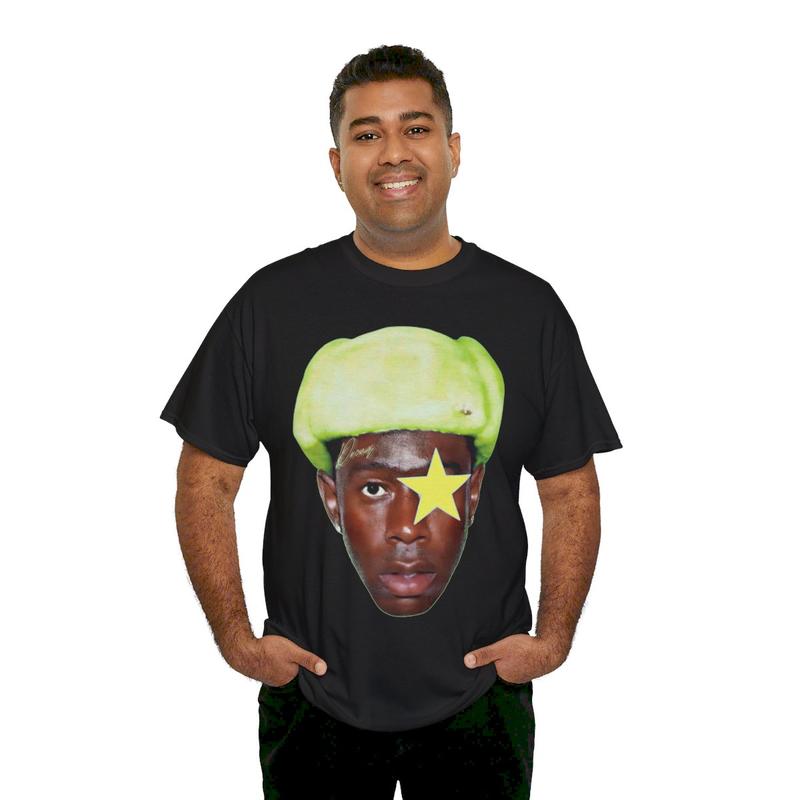 Tyler Star Inspired T-Shirt Y2k 90s Hip-Hop Vibes Heavy Cotton Graphic T-Shirt Tshirt Shirt HipHop Rap Tee Casual Classic Menswear Retro Top Vintage C