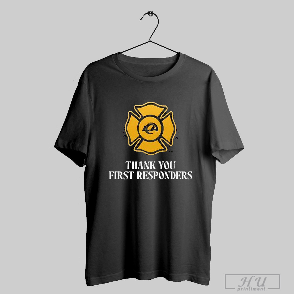 Rams La Strong Thank You First Responders 2025 T Shirt