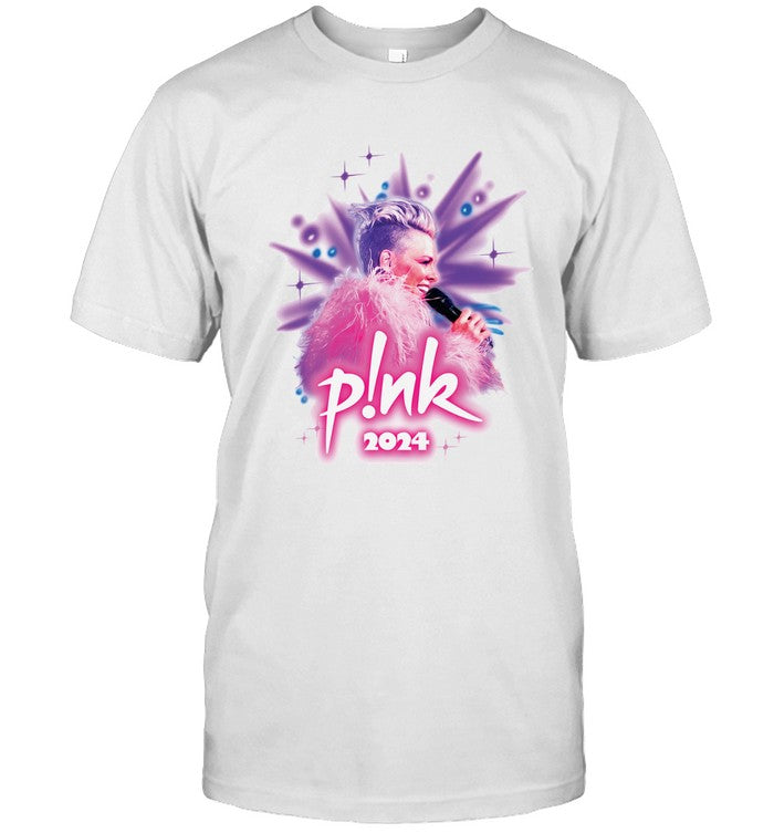 Pink Airbrushed 2024 Tour New Shirt