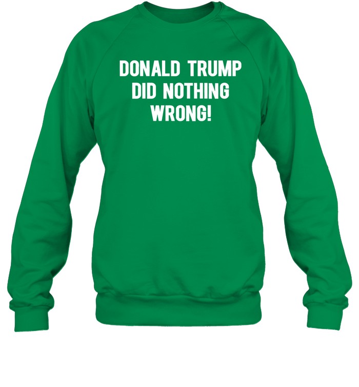 Donald Trump Did Nothing Wrong Sweatshirt