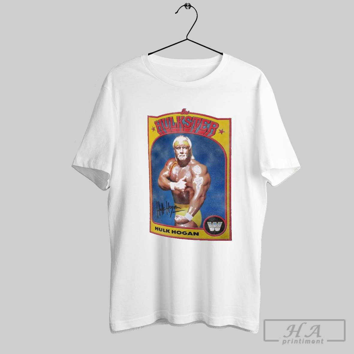 Ripple Junction Hulk Hogan The Hulkster Vintage Sports Card Signature Wwe 2025 T Shirt