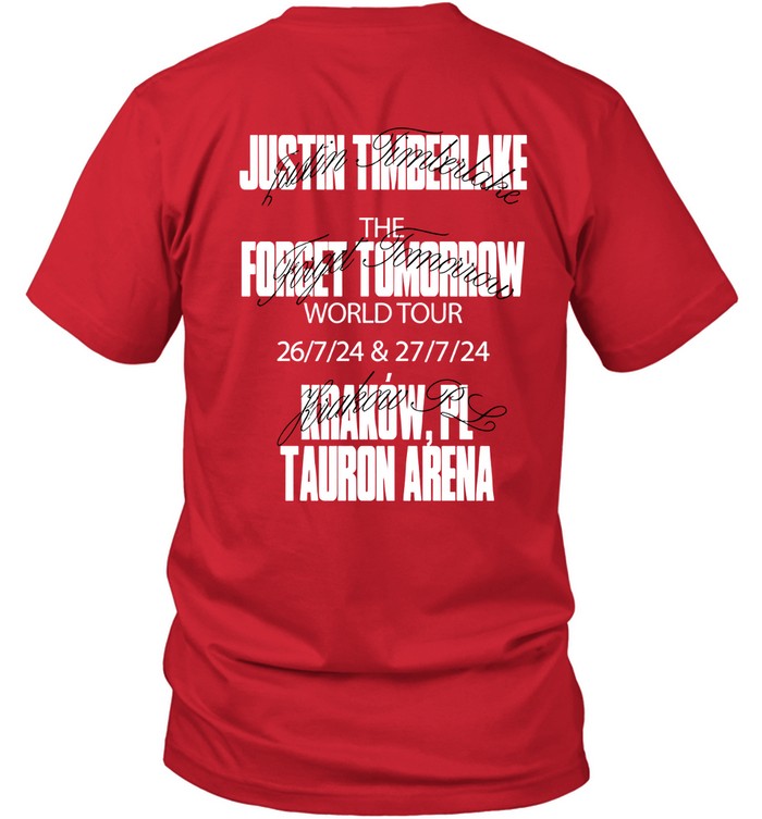 Justin Timberlake Krakow Tour Event Shirt