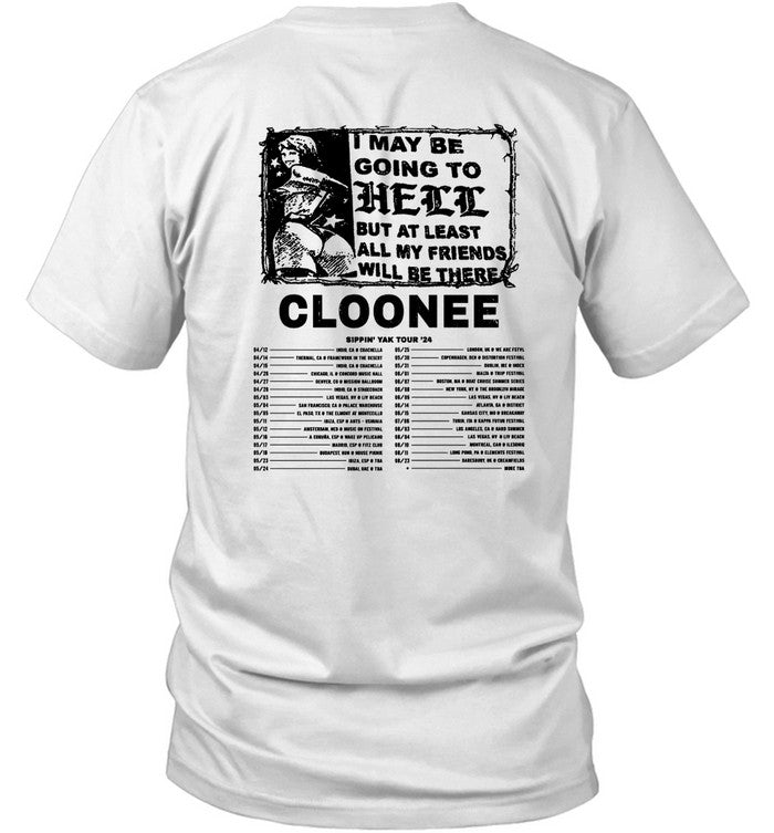 Cloone Sippin Yak Spring 24 Tour Concert Shirt