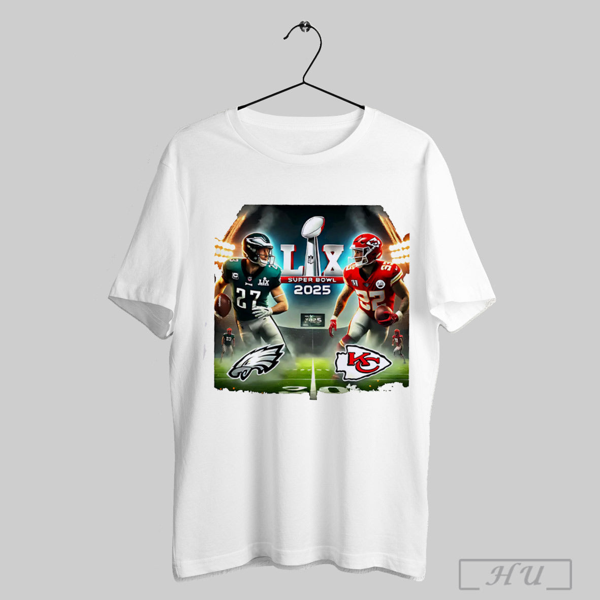 Super Bowl Lix 2025 Philadelphia Eagles Vs Kansas City Chiefs Player Matchup T Shirts Sweatshirt