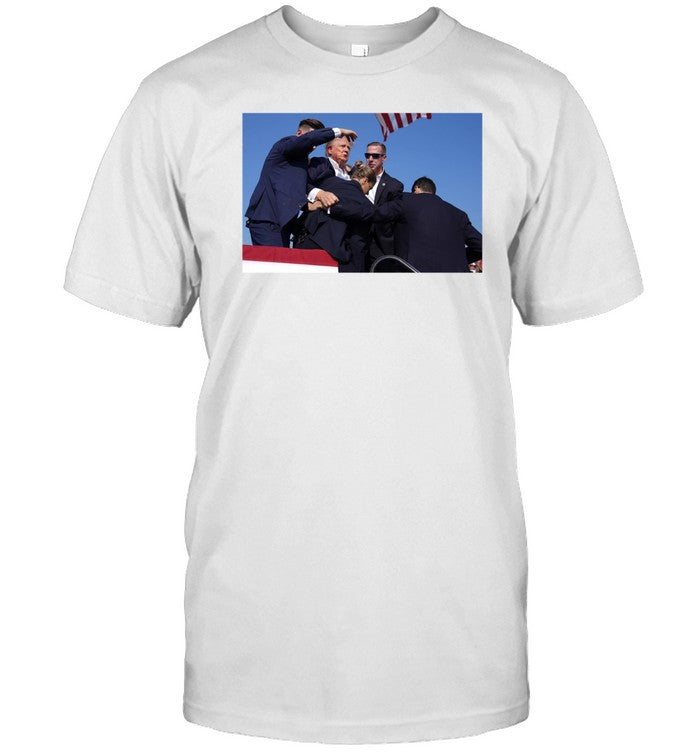 Shirt Donald Trump Photo After The Shooting At His Rally