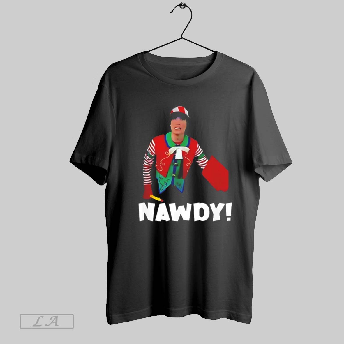 Tally The Elf Nawdy Innocent Christmas Holiday Shirt