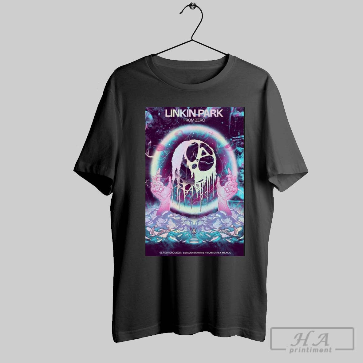 Poster Linkin Park From Zero Feb 5 2025 Monterrey Mexico T Shirt