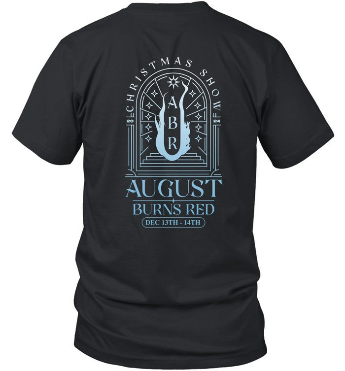 August Burns Red Tour Dec 13-14 2024 Black T Shirt Limited